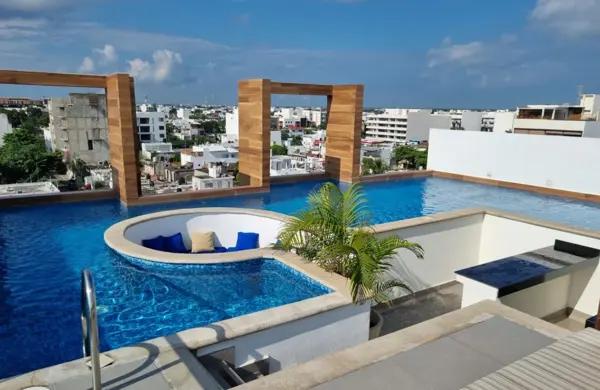 Departamento tipo estudio en Venta en el Centro de Playa del Carmen