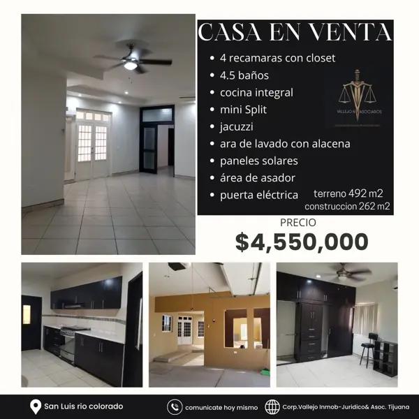 Casa en Venta en Ruiz Cortines, San Luis Río Colorado, Sonora