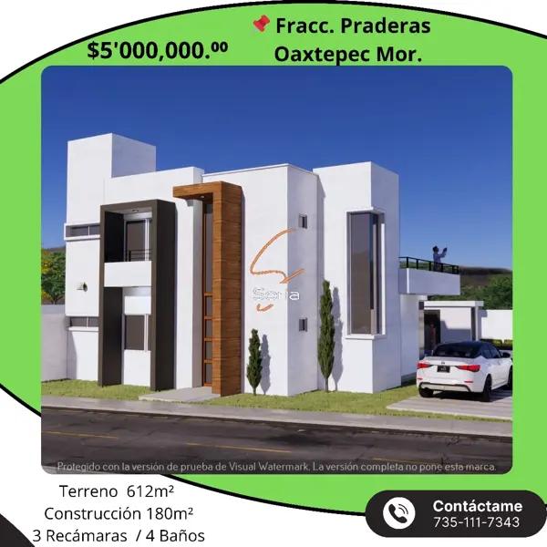 Casa en Venta en Oaxtepec Centro, Yautepec, Morelos