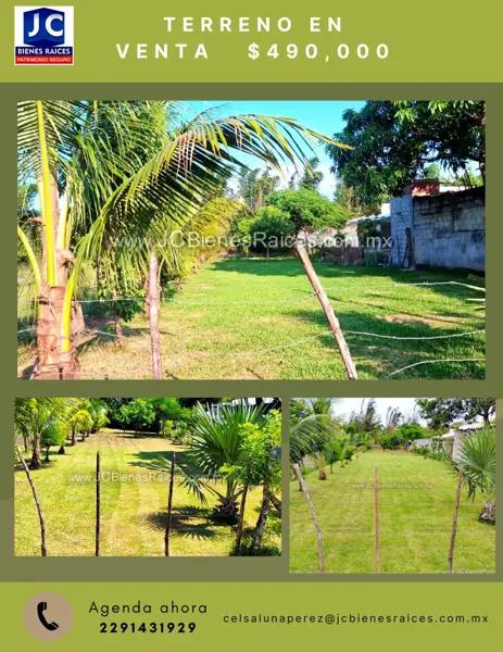 Se Vende Terreno, Excelente Ubicación a 10 minutos de Boca del Río