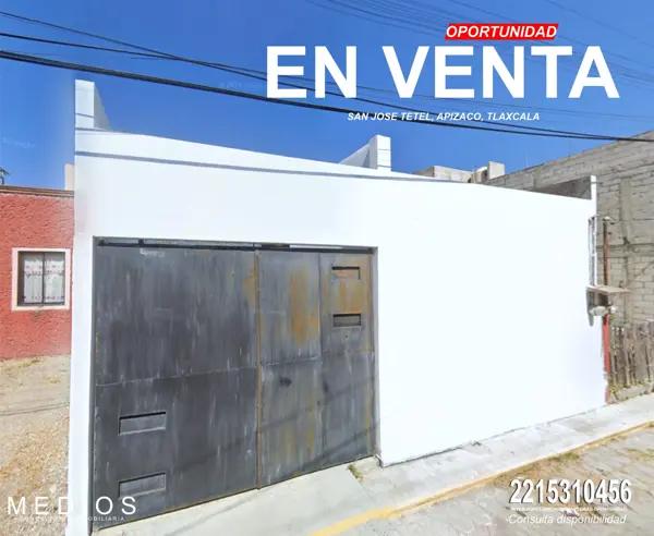 Casa en Venta en San Jose Tetel, Yauhquemehcan, Tlaxcala