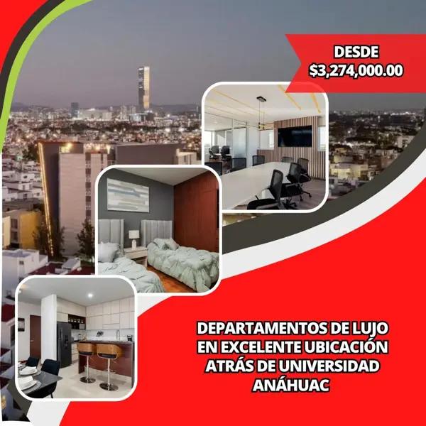 DEPARTAMENTOS EN VENTA CERCA DE UNIVERSIDAD ANAHUAC
