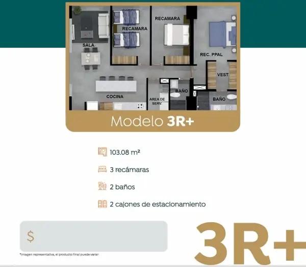 Departamento en Venta en Loma Bonita, Zapopan, Jalisco