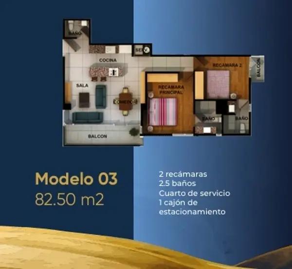 Venta de Departamento en Chapalita, Guadalajara, Jalisco