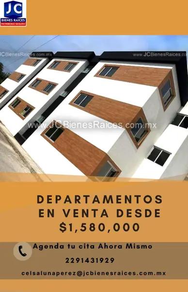 Departamentos en Venta, en Boca del Río desde  $1,580,000