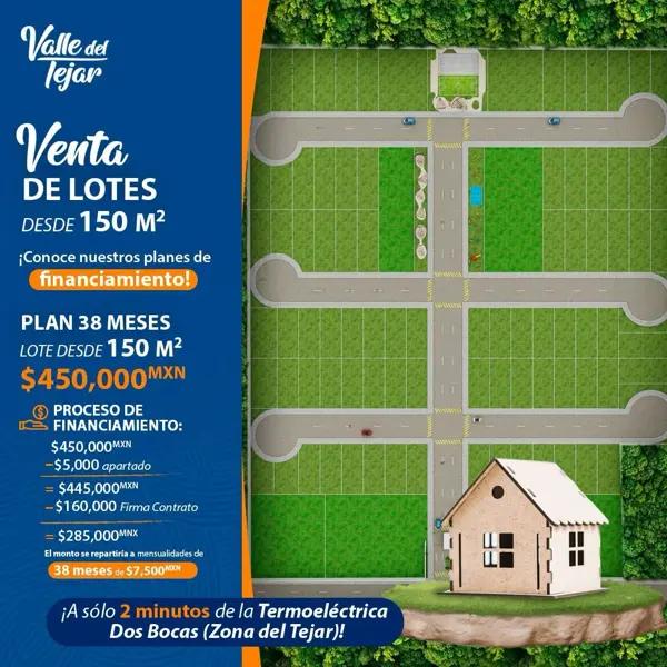Terreno en venta en El Tejar, Medellín de Bravo, Veracruz de Ignacio de la Llave