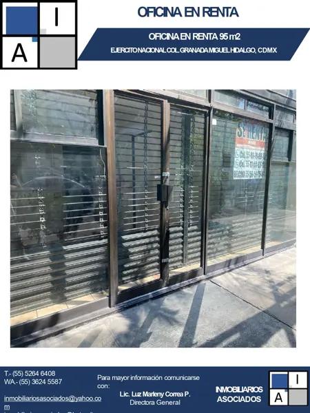 Oficina en Renta en Granada, Miguel Hidalgo, Ciudad de México