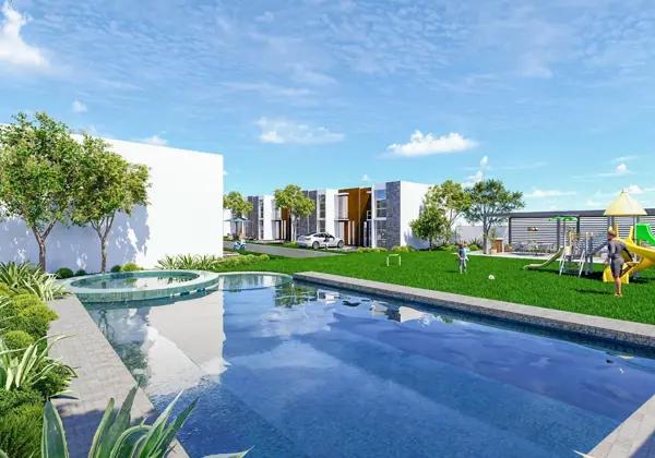 Pre-Venta Casas con Alberca en Condominio , 4 Recámaras, 2 Baños, 1 Auto, Privada Cerrada