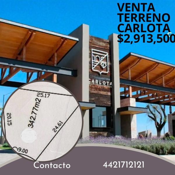 Terreno en Venta en Carlota Hacienda Vanegas, Corregidora, Querétaro