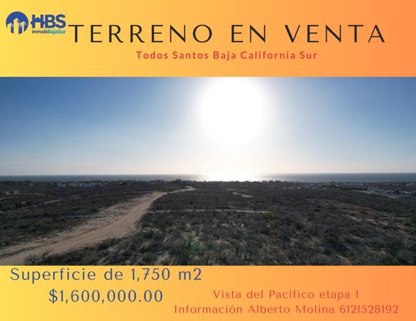 Terreno en Venta en Todos Santos, La Paz, Baja California Sur