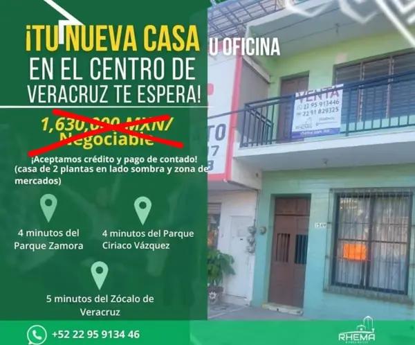 Casa en venta en Veracruz Centro, Veracruz, Veracruz de Ignacio de la Llave