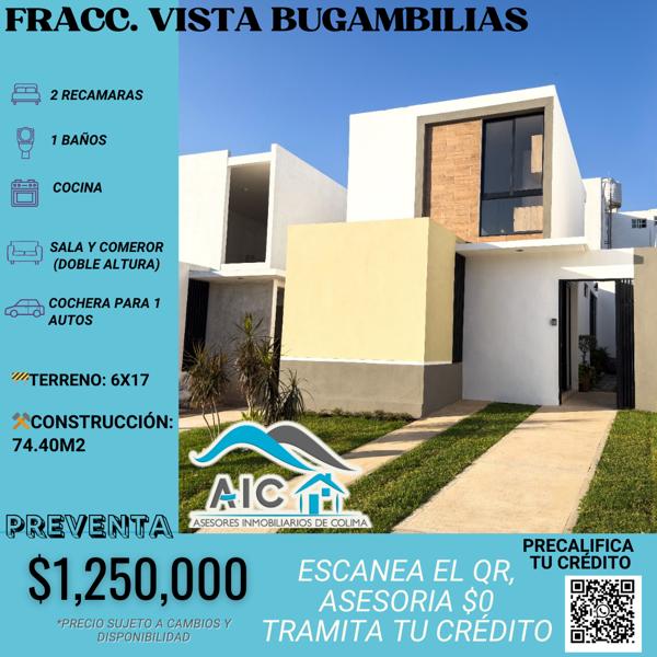 Casa en Venta en Vista Bugambilias, Villa de Álvarez, Colima