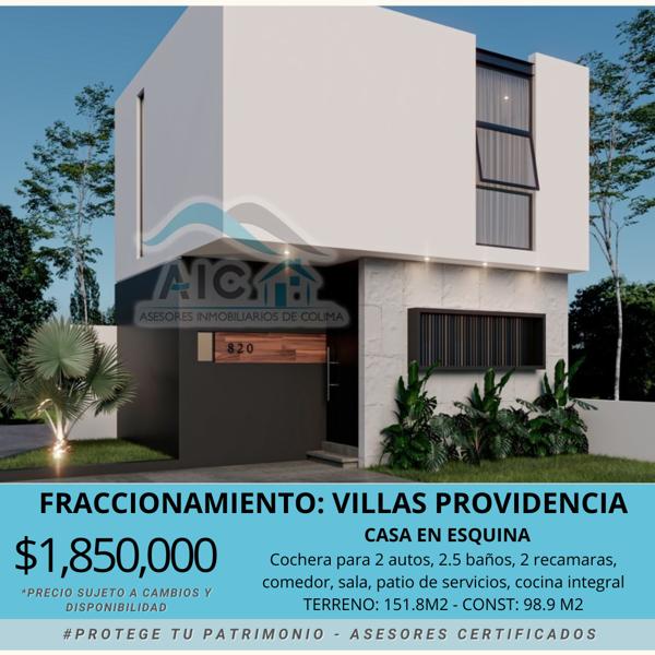 Casa en Venta en Villas Providencia, Villa de Álvarez, Colima
