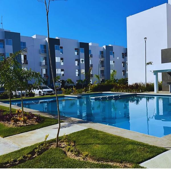 Departamento con alberca y acceso controlado en Bahía de Banderas, Nayarit