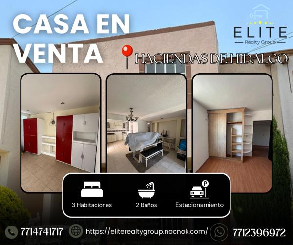 Casa en venta en Haciendas de Hidalgo, Pachuca de Soto, Hidalgo