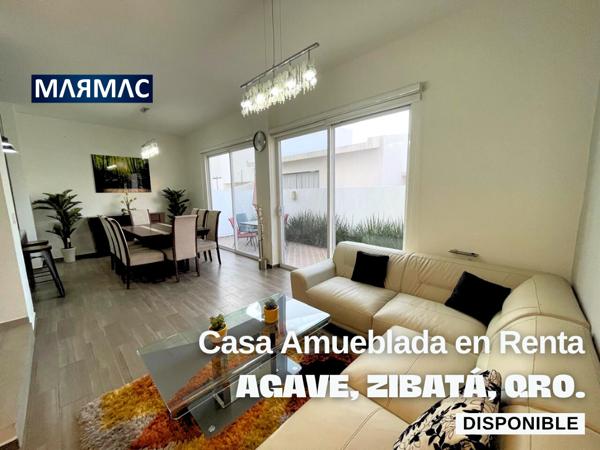Casa Amueblada en Renta | Agave, Zibatá | El Marqués, Qro.