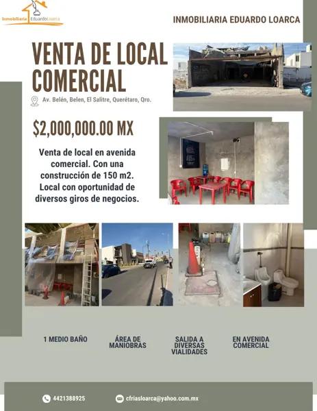 Local en venta en Belén, Querétaro, Querétaro