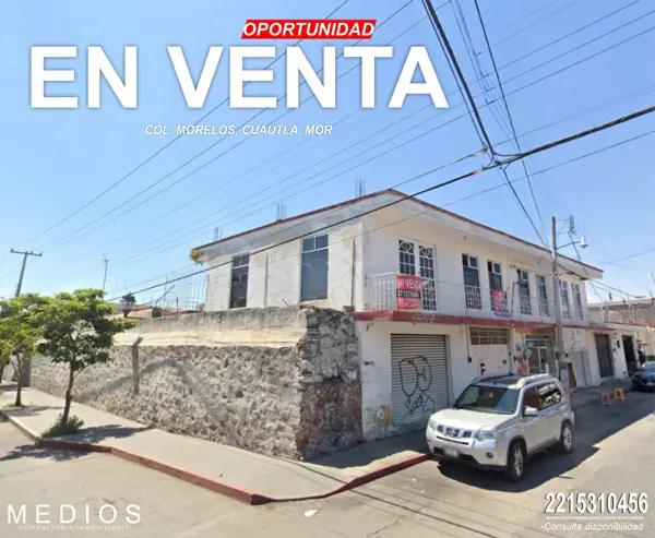 REMATE DE PROPIEDAD EN EL CENTRO DE CUAUTLA, MORELOS, IDEAL PARA INVERSION, PRECIO NEGOCIABLE