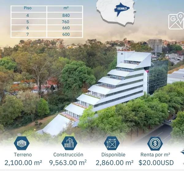 Oficinas en Renta en Periférico Sur, Xochimilco