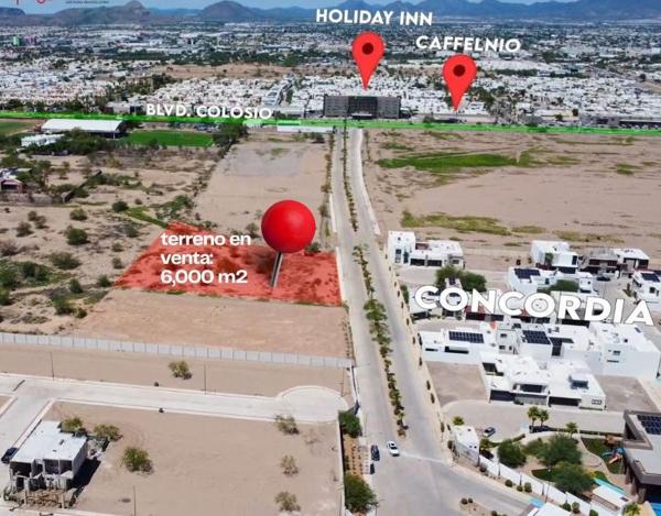Terreno en venta en Concordia Residencial, Hermosillo, Sonora