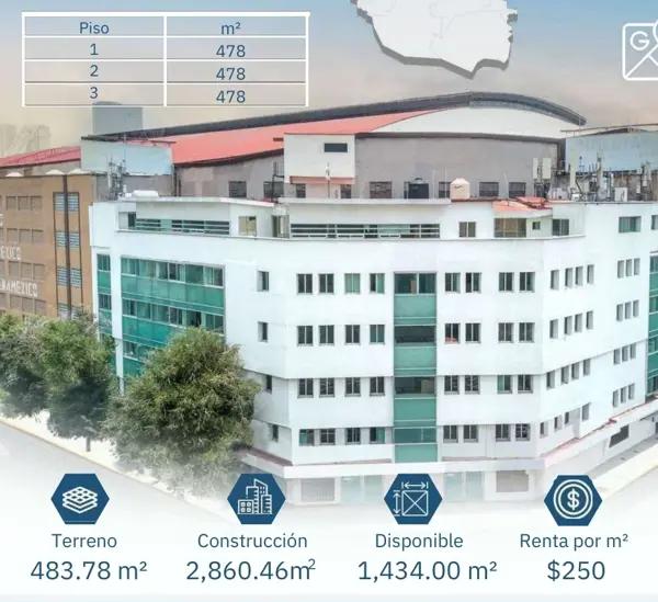 Oficinas en renta  Colonia Doctores