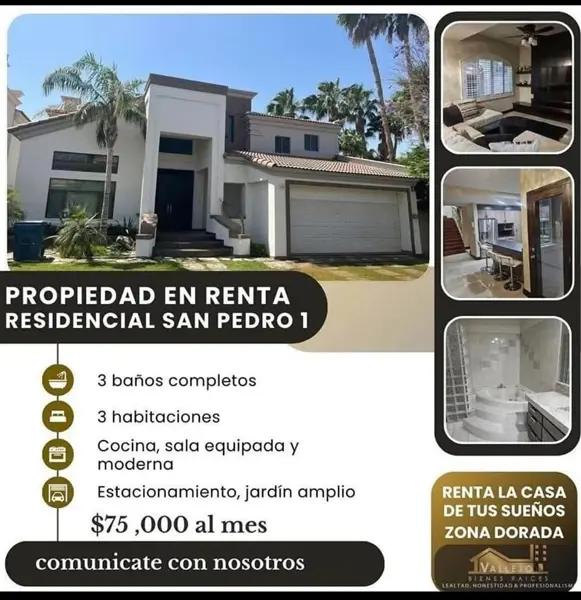 Casa en renta en San Pedro Residencial, Mexicali, Baja California