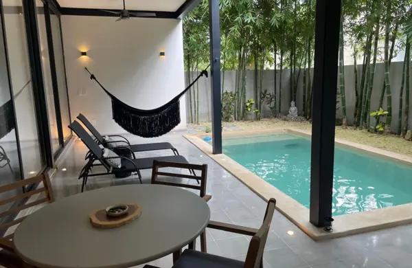 Casa con alberca privada y terraza, en venta, Zona Norte, Mérida