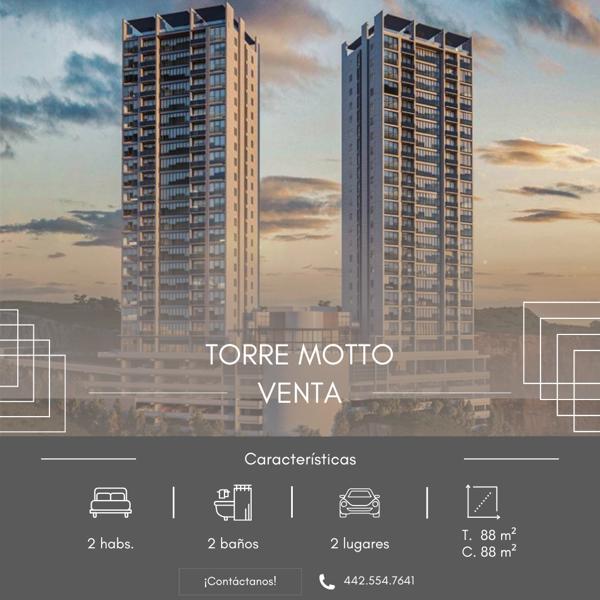 Apartamento en venta en Torre Motto, El Marqués - Espacio moderno con amenidades exclusivas