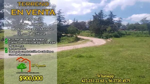 ¡Oportunidad única de inversión en San Joaquín Coscomatepec, Aculco, Estado de México! ¡Oportunidad única de inversión en San Joaquín Coscomatepec, Aculco, Estado de México!
