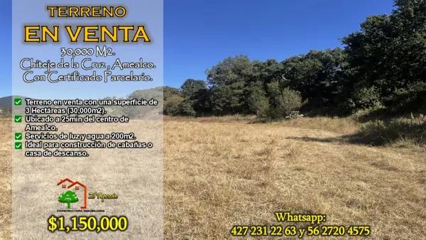 ¡Terreno único a la venta en Chiteje de la Cruz, Amealco, Querétaro!