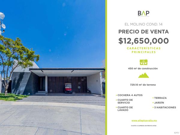 Casa en venta en El Molino Residencial y Golf, León, Guanajuato
