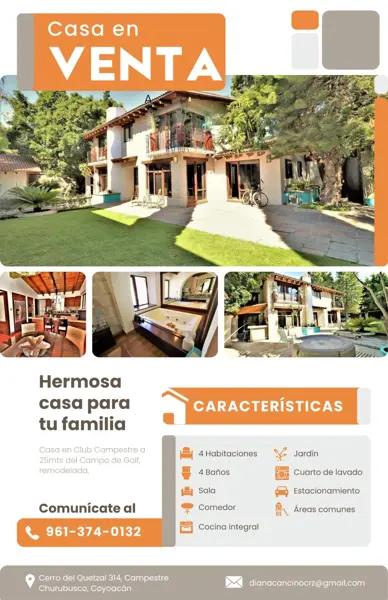 Casa en venta en Campestre Churubusco, Coyoacán - Oportunidad residencial en Ciudad de México