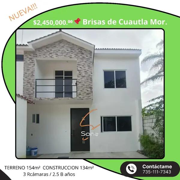 Casa en Brisas de Cuautla Morelos