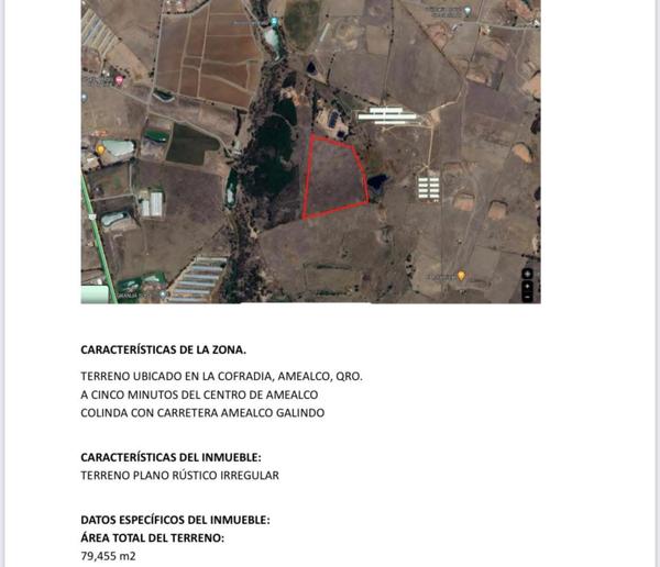 TERRENO EN VENTA AMEALCO