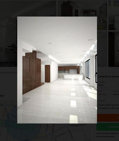Departamento en renta en Polanco I Sección, Miguel Hidalgo, Ciudad de México
