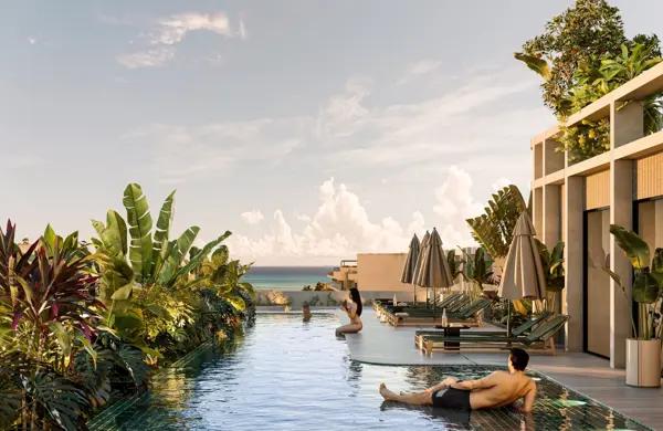 Estudio en penthouse a pocos metros del mar, en venta, Centro, Playa del Carmen