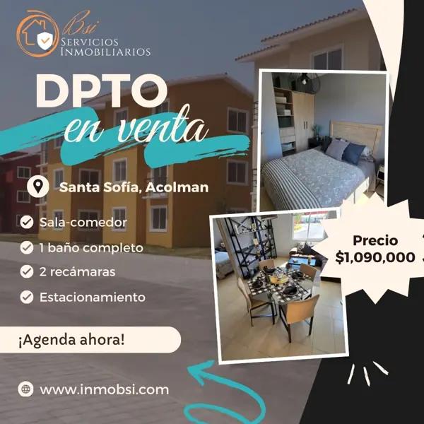 Departamento en venta en Privadas de Santa Catarina, Acolman, México