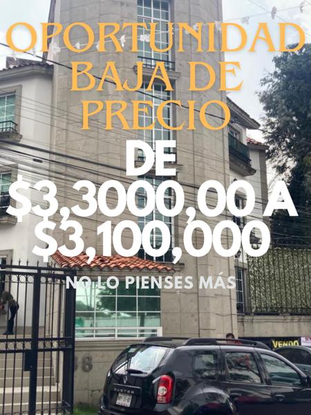Departamento en venta en Campestre Palo Alto, Cuajimalpa de Morelos, Ciudad de México
