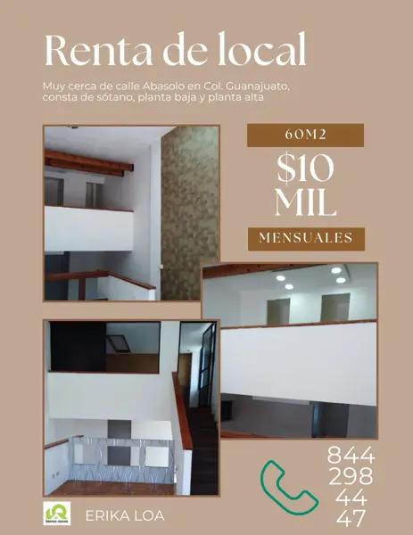 Local en renta ubicación comercial