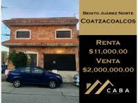 Casa en venta en Benito Juarez Norte, Coatzacoalcos, Veracruz de Ignacio de la Llave Casa en venta en Benito Juarez Norte, Coatzacoalcos, Veracruz de Ignacio de la Llave