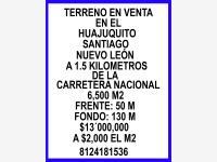 Terreno en venta en Huajuquito o los Cavazos, Santiago, Nuevo León Terreno en venta en Huajuquito o los Cavazos, Santiago, Nuevo León
