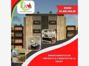 Departamento en venta en Residencial Barrio Real, San Andrés Cholula, Puebla Departamento en venta en Residencial Barrio Real, San Andrés Cholula, Puebla