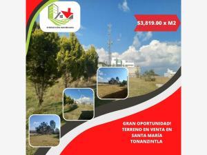 Terreno en venta en Santa María Tonantzintla, San Andrés Cholula, Puebla Terreno en venta en Santa María Tonantzintla, San Andrés Cholula, Puebla
