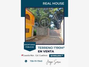 Terreno en venta en Cuautlixco, Cuautla, Morelos Terreno en venta en Cuautlixco, Cuautla, Morelos