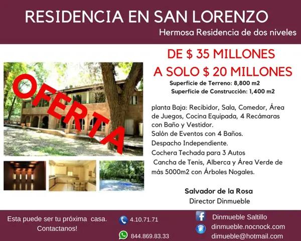 Casa en venta en San Lorenzo, Saltillo, Coahuila de Zaragoza Casa en venta en San Lorenzo, Saltillo, Coahuila de Zaragoza