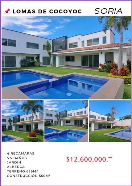 Casa en venta en Lomas de Cocoyoc, Atlatlahucan, Morelos Casa en venta en Lomas de Cocoyoc, Atlatlahucan, Morelos