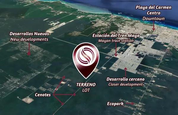 Terreno en venta en Playa del Carmen, Solidaridad, Quintana Roo Terreno en venta en Playa del Carmen, Solidaridad, Quintana Roo