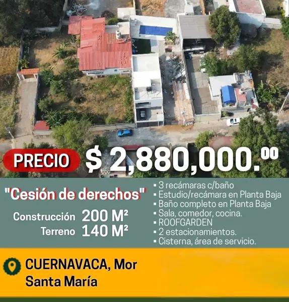 Casa en venta en Santa Maria Ahuacatitlan, Cuernavaca, Morelos Casa en venta en Santa Maria Ahuacatitlan, Cuernavaca, Morelos