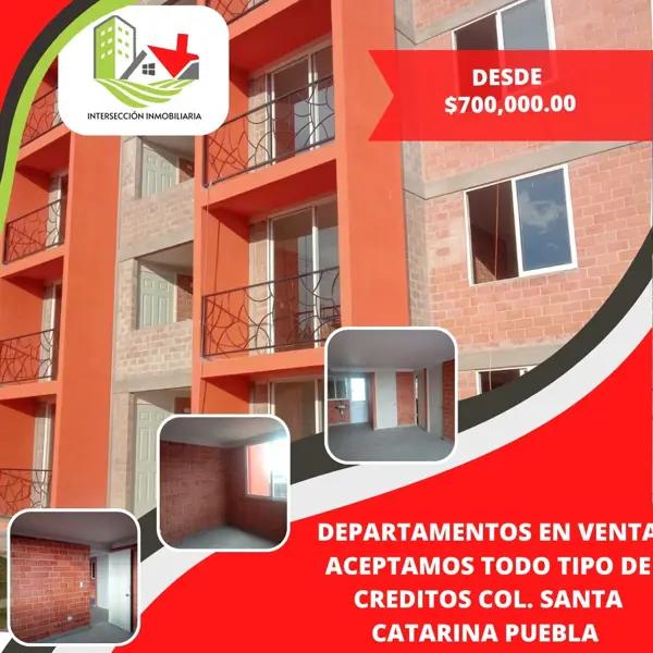 Departamento en venta en Santa Catarina, Puebla, Puebla Departamento en venta en Santa Catarina, Puebla, Puebla