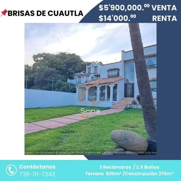 Casa en renta en Brisas de Cuautla, Cuautla, Morelos Casa en renta en Brisas de Cuautla, Cuautla, Morelos